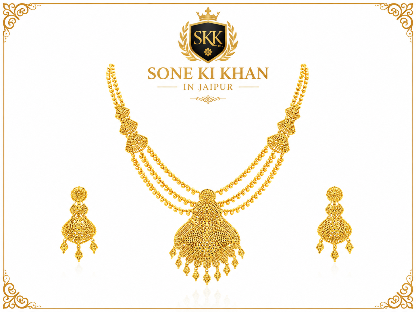 Royal Temple Choker Necklace Set